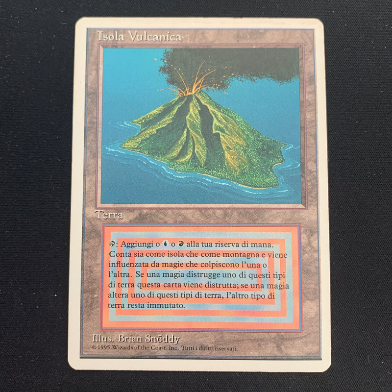 Volcanic Island - Foreign White Bordered - Italian