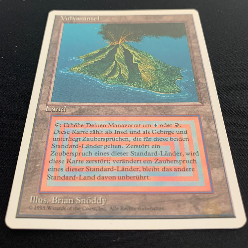 Volcanic Island - Foreign White Bordered - German