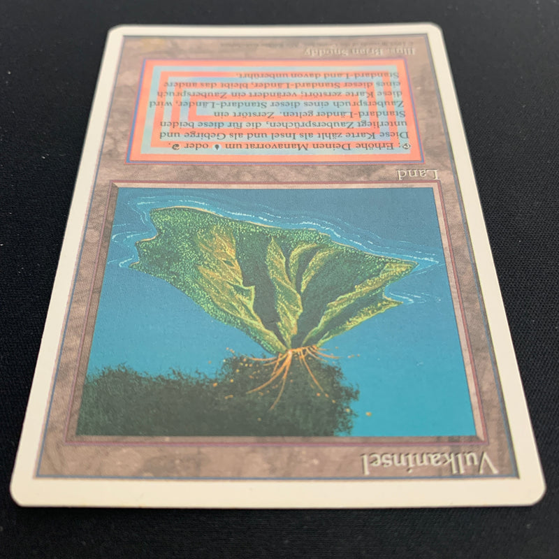 Volcanic Island - Foreign White Bordered - German