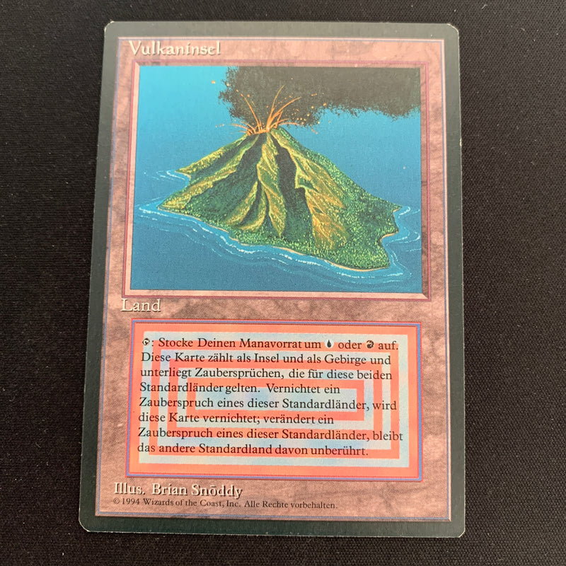 Volcanic Island - Foreign Black Bordered - German