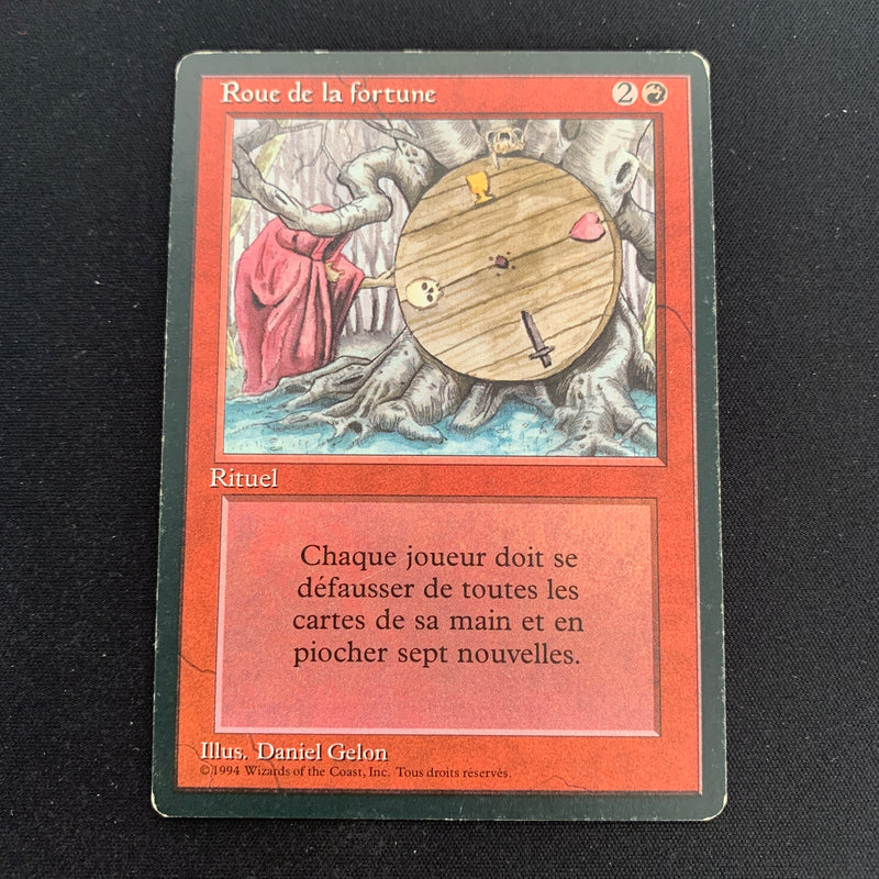 Wheel of Fortune - Foreign Black Bordered - French