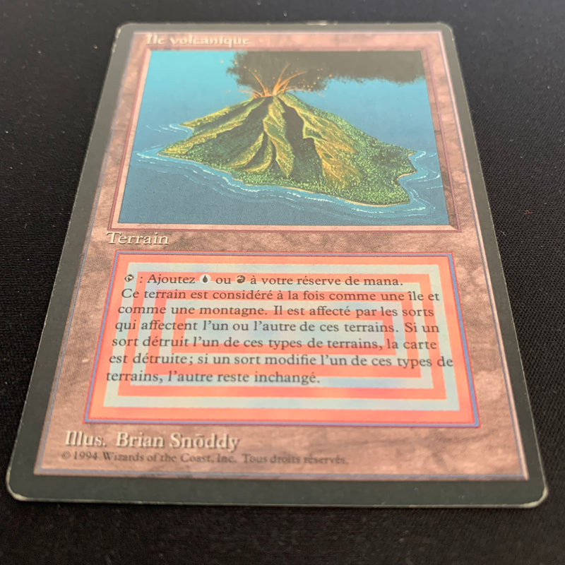 Volcanic Island - Foreign Black Bordered - French