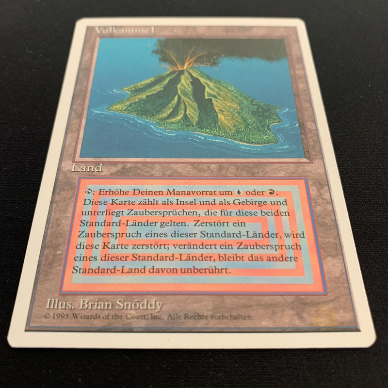 Volcanic Island - Foreign White Bordered - German