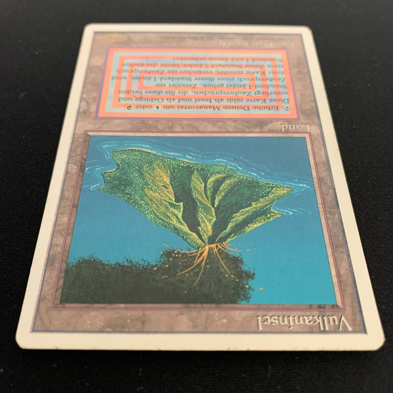 Volcanic Island - Foreign White Bordered - German