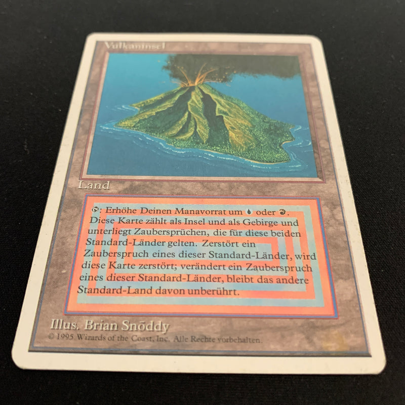 Volcanic Island - Foreign White Bordered - German