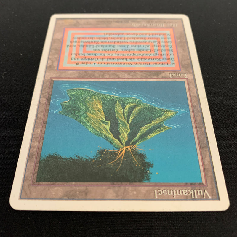 Volcanic Island - Foreign White Bordered - German