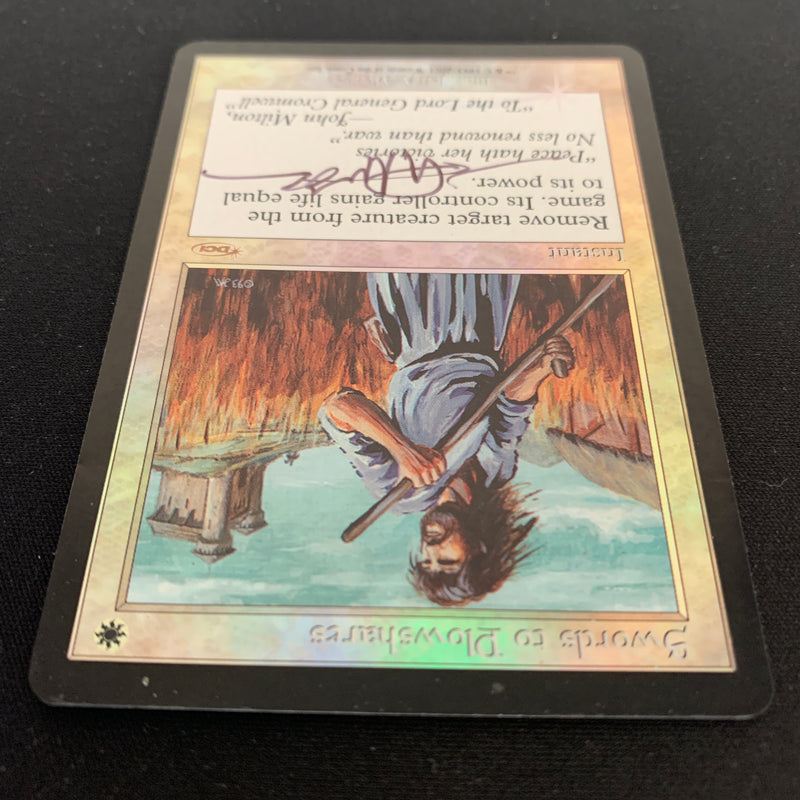 [FOIL] Swords to Plowshares - Friday Night Magic Promos - PL, SIGNED