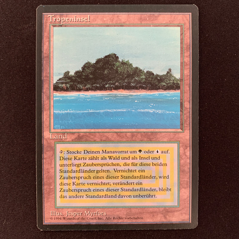 Tropical Island - Foreign Black Bordered - German