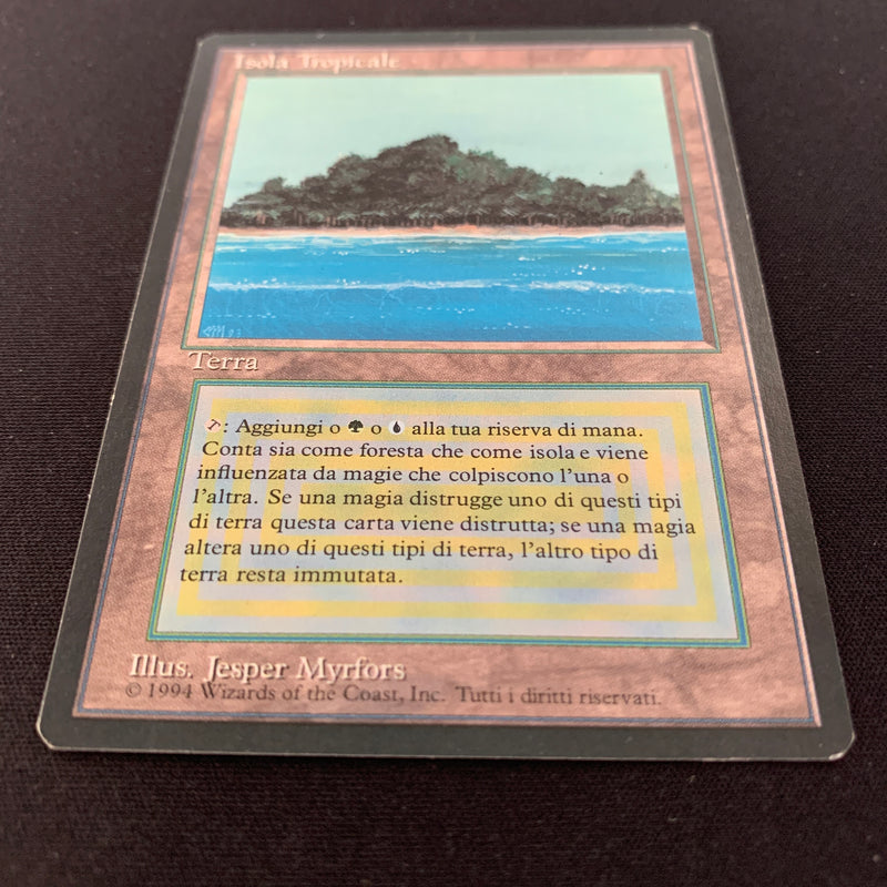 Tropical Island - Foreign Black Bordered - Italian