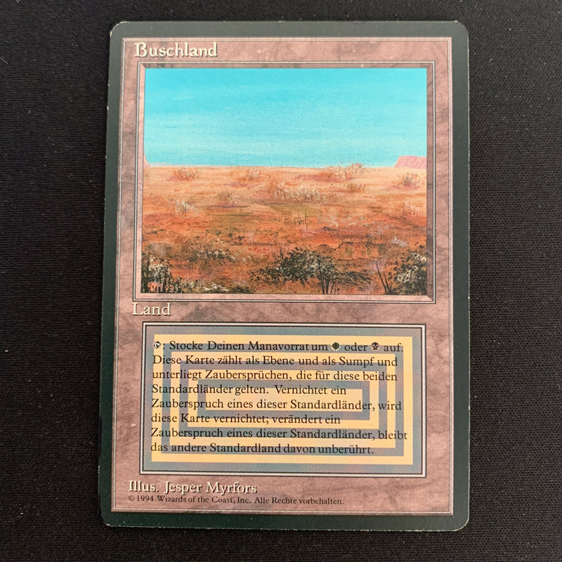 Scrubland - Foreign Black Bordered - German