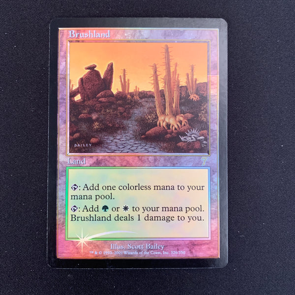 [FOIL] Brushland - Seventh Edition - EX