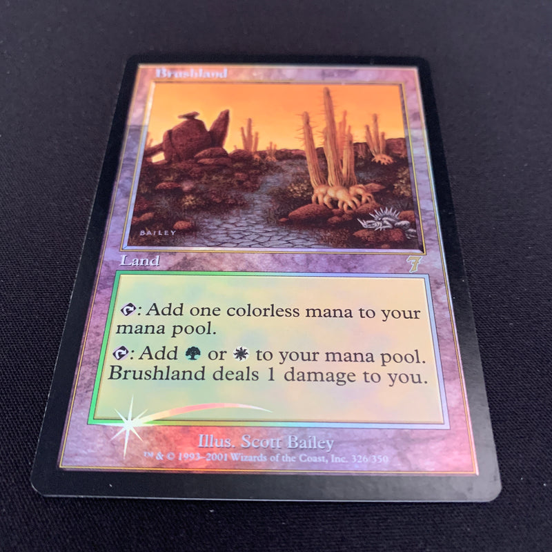 [FOIL] Brushland - Seventh Edition - EX