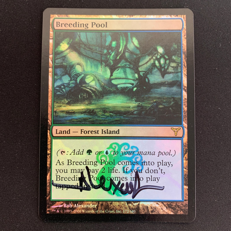 [FOIL] Breeding Pool - Dissension - GD, SIGNED