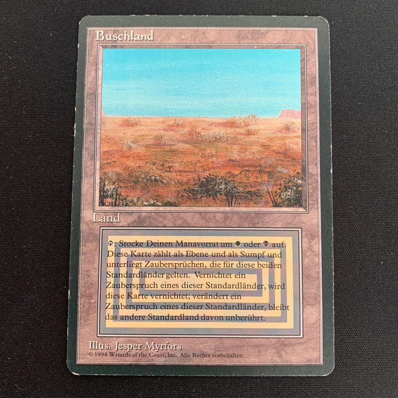 Scrubland - Foreign Black Bordered - German