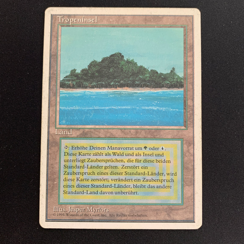 Tropical Island - Foreign White Bordered - German