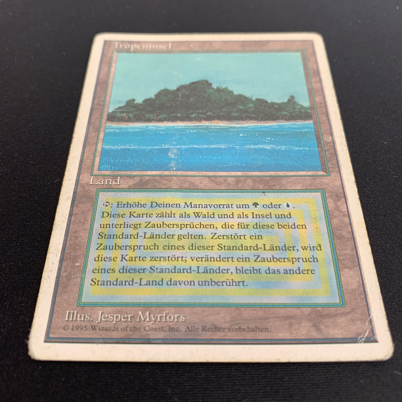 Tropical Island - Foreign White Bordered - German