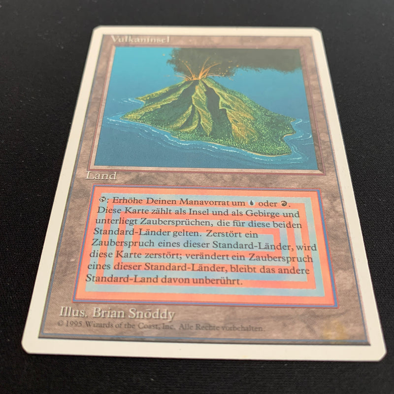 Volcanic Island - Foreign White Bordered - German