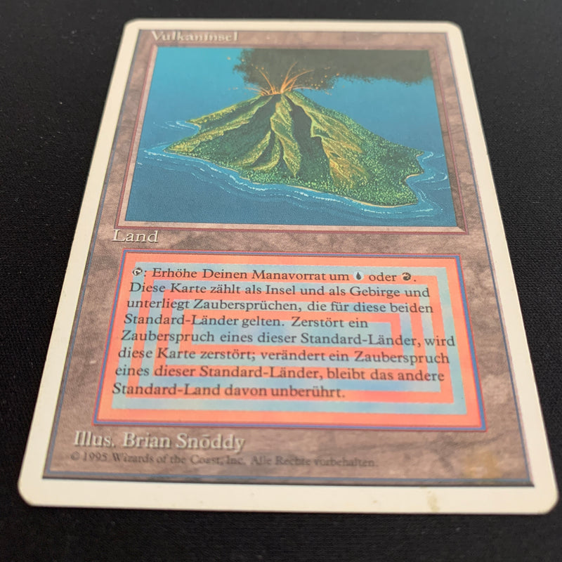 Volcanic Island - Foreign White Bordered - German