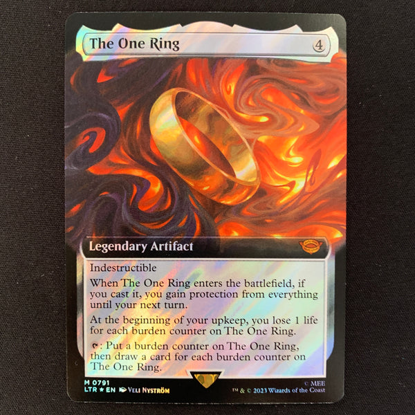 [FOIL] The One Ring (Surge Foil) - The Lord of the Rings: Tales of Middle-earth Holiday Release - NM