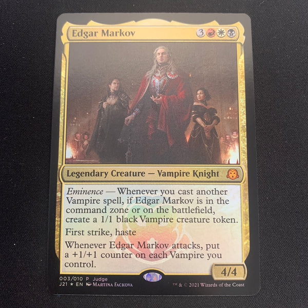 [FOIL] Edgar Markov - Judge Rewards Promos - NM