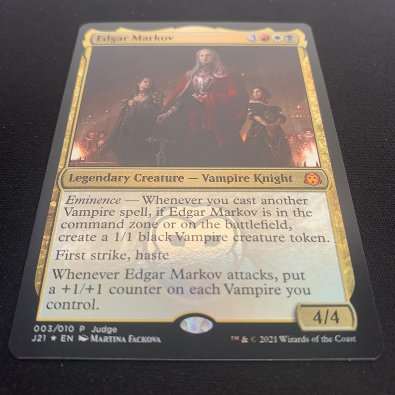 [FOIL] Edgar Markov - Judge Rewards Promos - NM