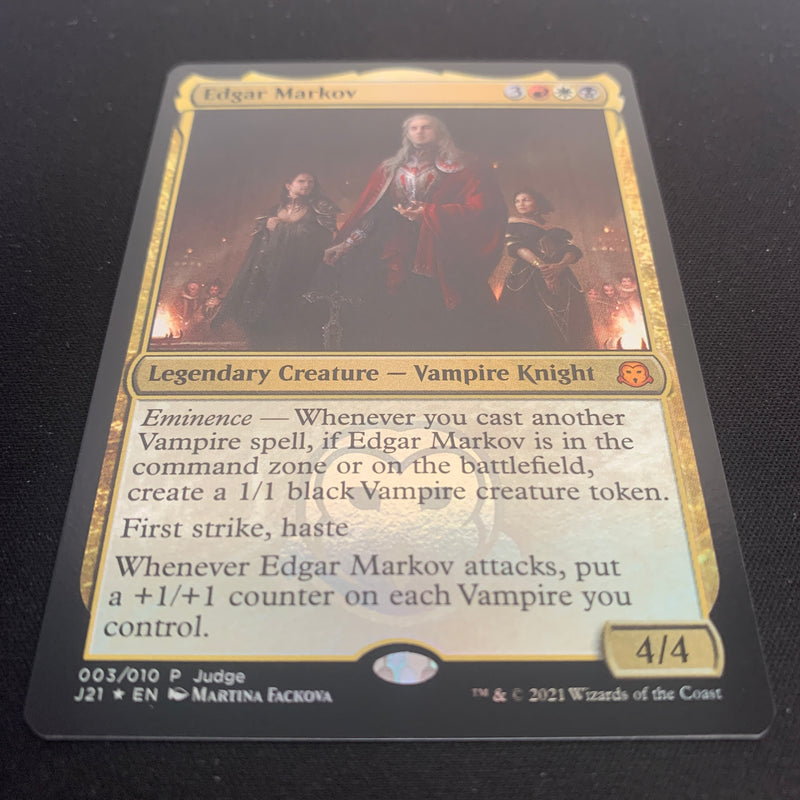 [FOIL] Edgar Markov - Judge Rewards Promos - NM