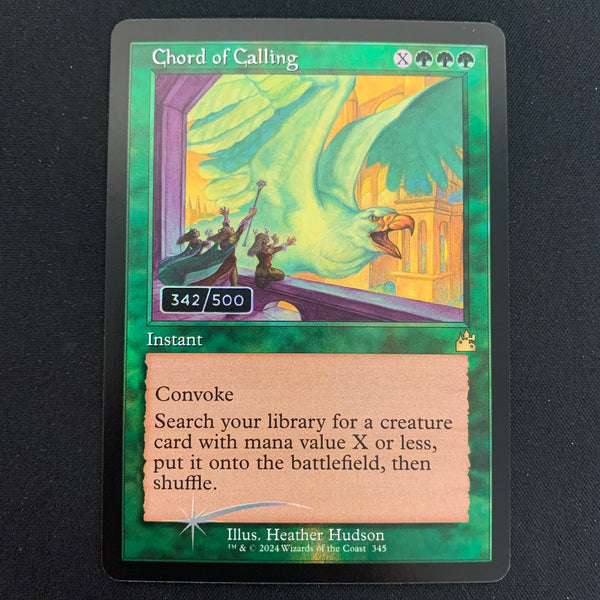 [FOIL] Chord of Calling (Serialized) - Ravnica Remastered: Extras - NM, 342/500