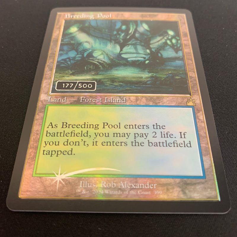 [FOIL] Breeding Pool (Serialized) - Ravnica Remastered: Extras - NM, 177/500