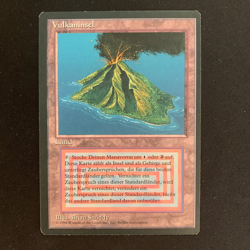 Volcanic Island - Foreign Black Bordered - German