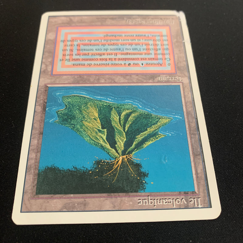 Volcanic Island - Foreign White Bordered - French