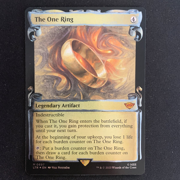 [FOIL] The One Ring (Silver Foil) - The Lord of the Rings: Tales of Middle-earth Holiday Release - NM