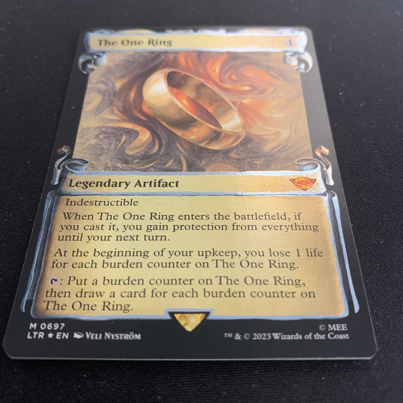 [FOIL] The One Ring (Silver Foil) - The Lord of the Rings: Tales of Middle-earth Holiday Release - NM