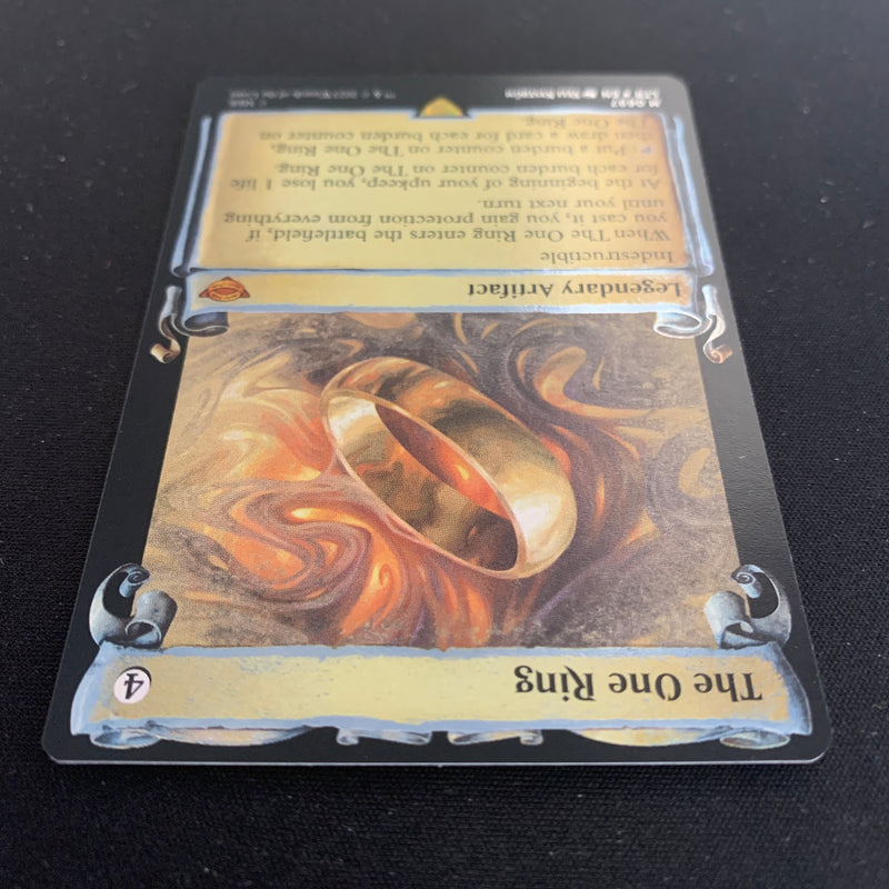 [FOIL] The One Ring (Silver Foil) - The Lord of the Rings: Tales of Middle-earth Holiday Release - NM