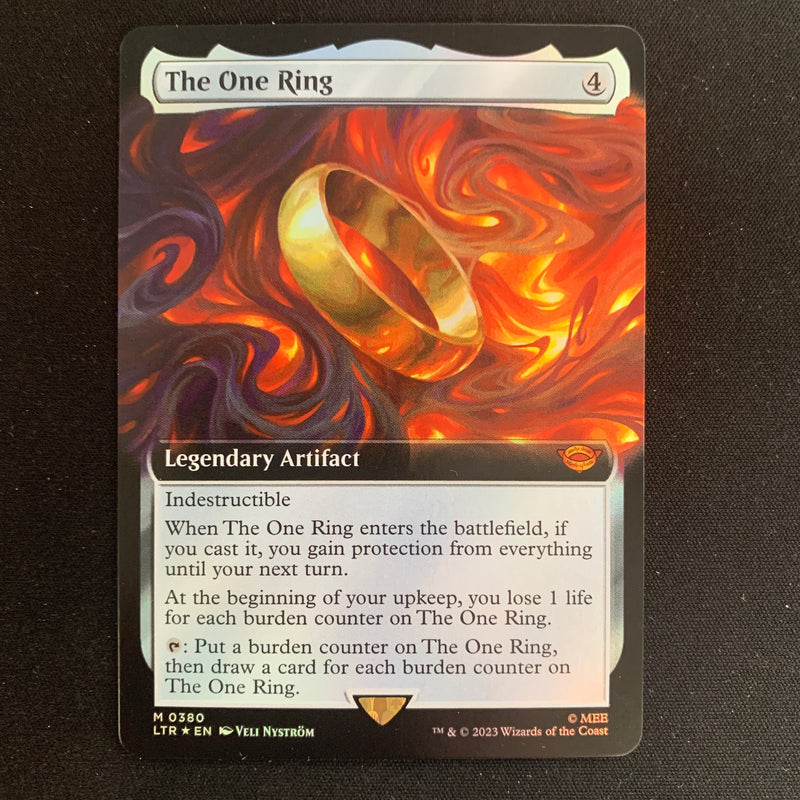 [FOIL] The One Ring (Extended Art) - The Lord of the Rings: Tales of Middle-earth: Extras - NM