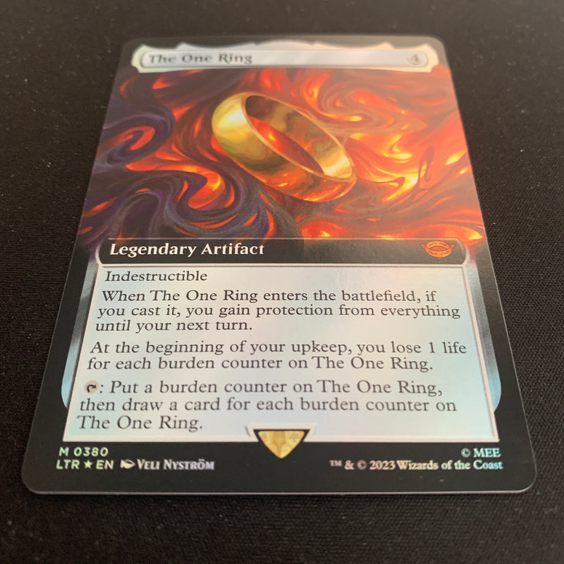 [FOIL] The One Ring (Extended Art) - The Lord of the Rings: Tales of Middle-earth: Extras - NM