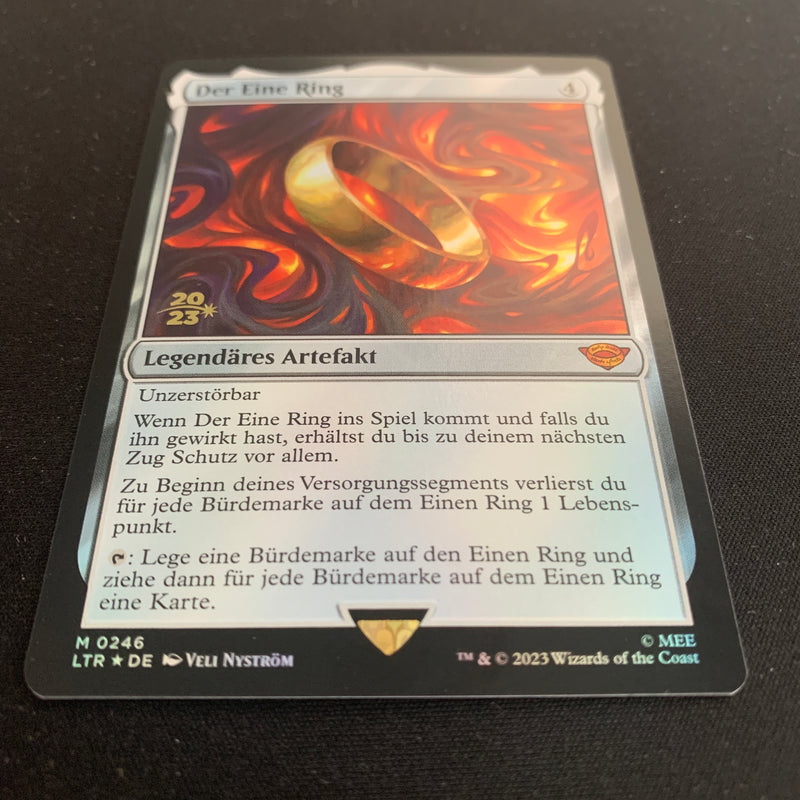 [FOIL] The One Ring (Pre-Release) - The Lord of the Rings: Tales of Middle-earth: Promos - NM