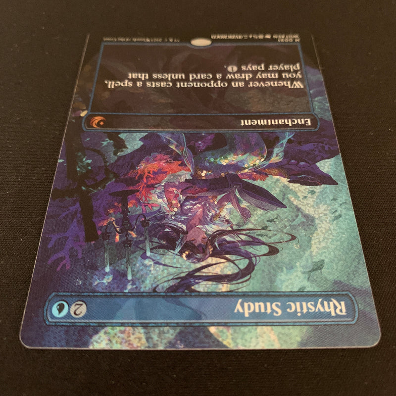 [FOIL] Rhystic Study (Confetti Foil) - Enchanting Tales - NM