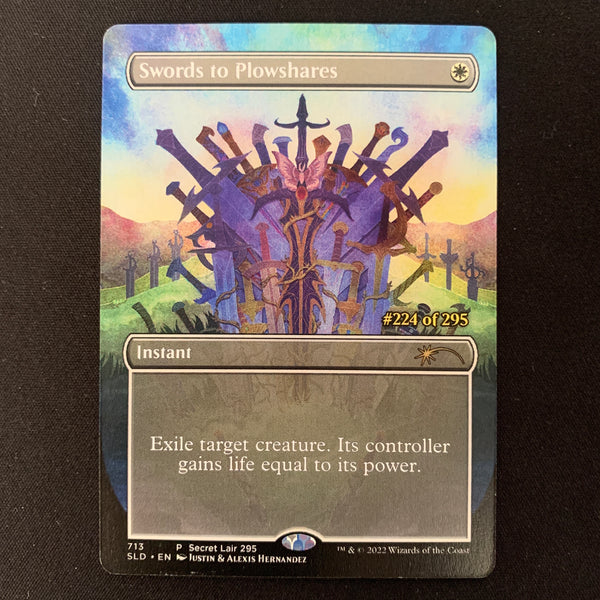 Swords to Plowshares (Serialized) - MagicCon Products - NM, 224/295