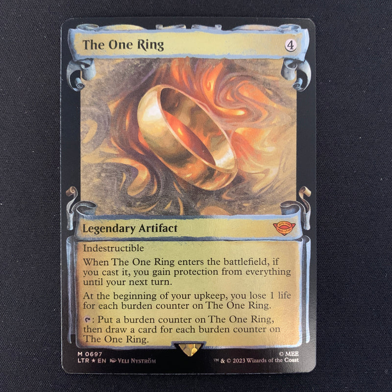 [FOIL] The One Ring (Silver Foil) - The Lord of the Rings: Tales of Middle-earth Holiday Release - NM