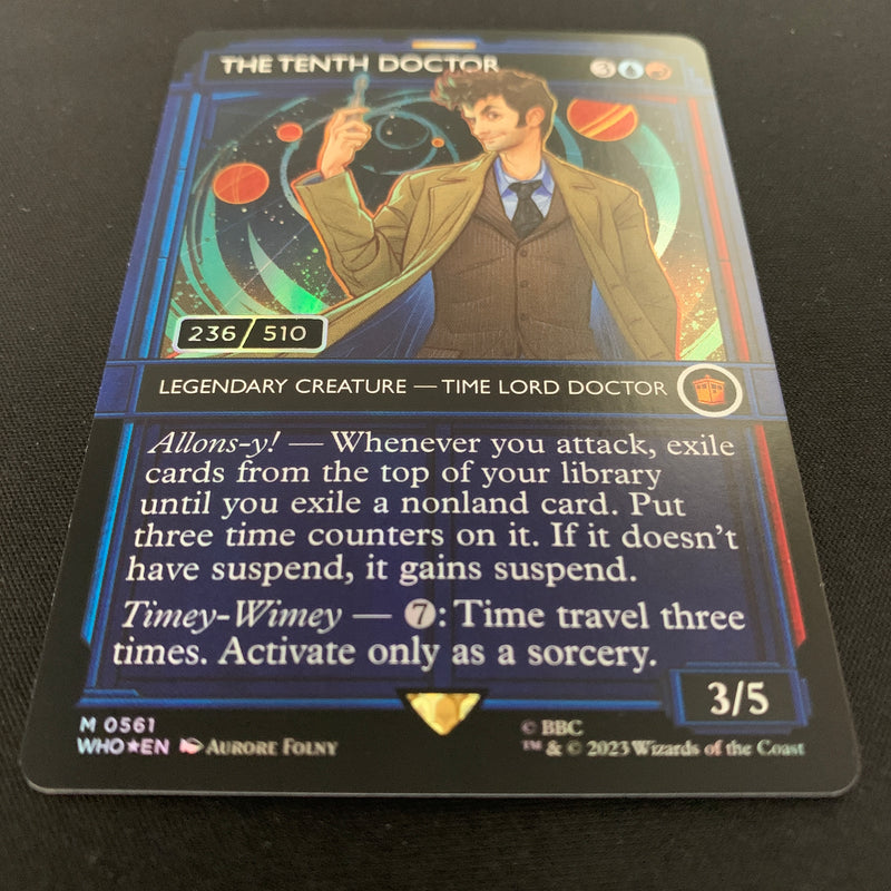 [FOIL] The Tenth Doctor (Serialized) - Universes Beyond: Doctor Who: Extras - NM, 236/510