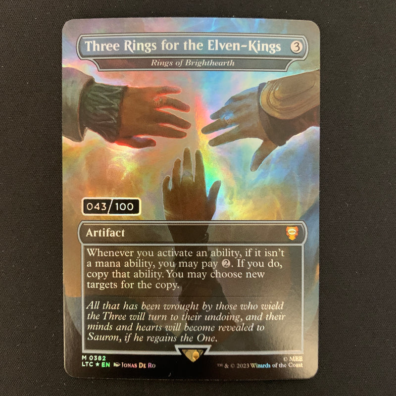 [FOIL] Rings of Brighthearth - The Lord of the Rings: Tales of Middle-earth Holiday Release - NM, 043/100