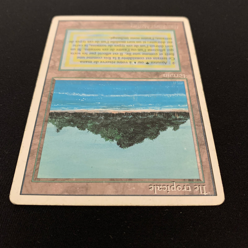 Tropical Island - Foreign White Bordered - French