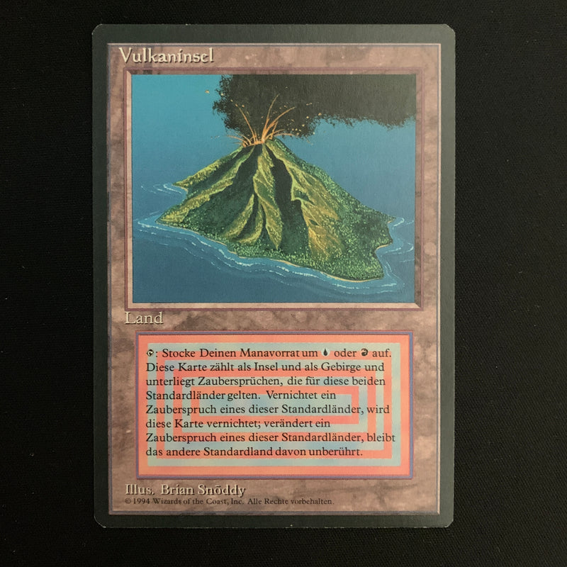 Volcanic Island - Foreign Black Bordered - German