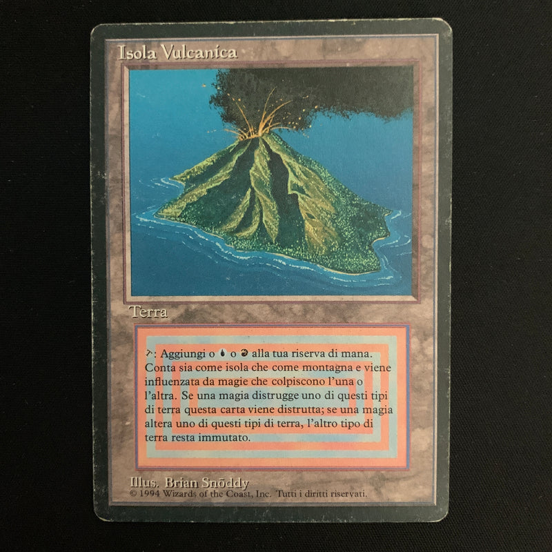 Volcanic Island - Foreign Black Bordered - Italian