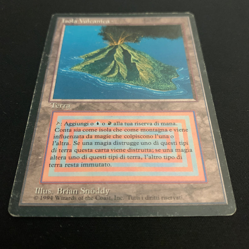 Volcanic Island - Foreign Black Bordered - Italian