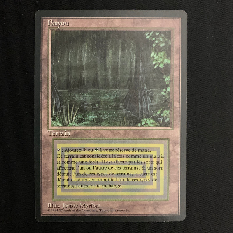 Bayou - Foreign Black Bordered - French