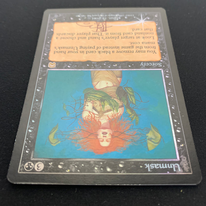 [FOIL] Unmask - Mercadian Masques - EX, SIGNED