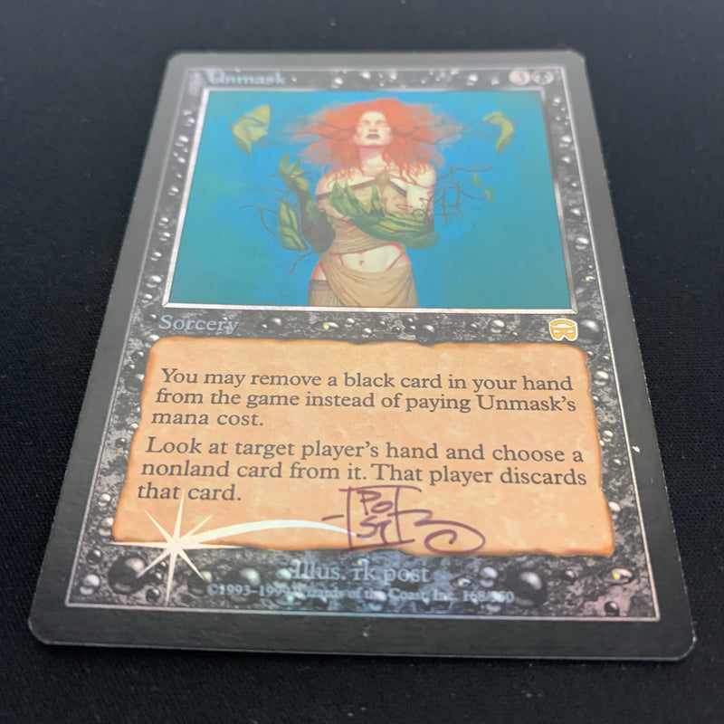 [FOIL] Unmask - Mercadian Masques - GD, SIGNED