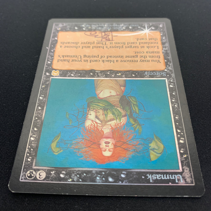 [FOIL] Unmask - Mercadian Masques - GD, SIGNED