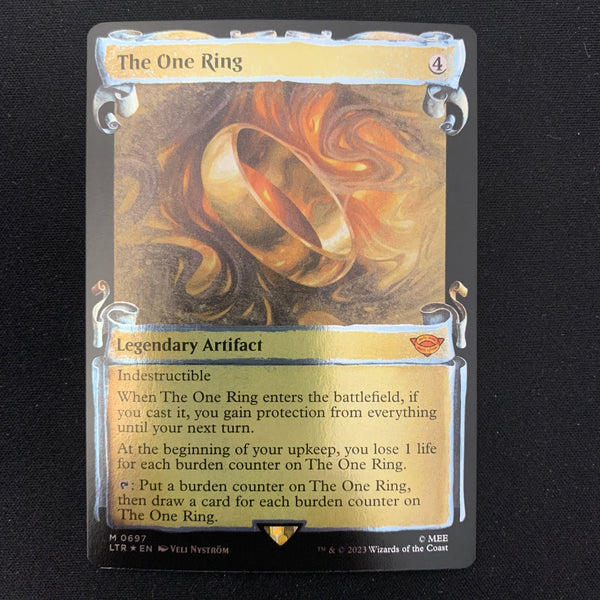 [FOIL] The One Ring (Silver Foil) - The Lord of the Rings: Tales of Middle-earth Holiday Release - NM